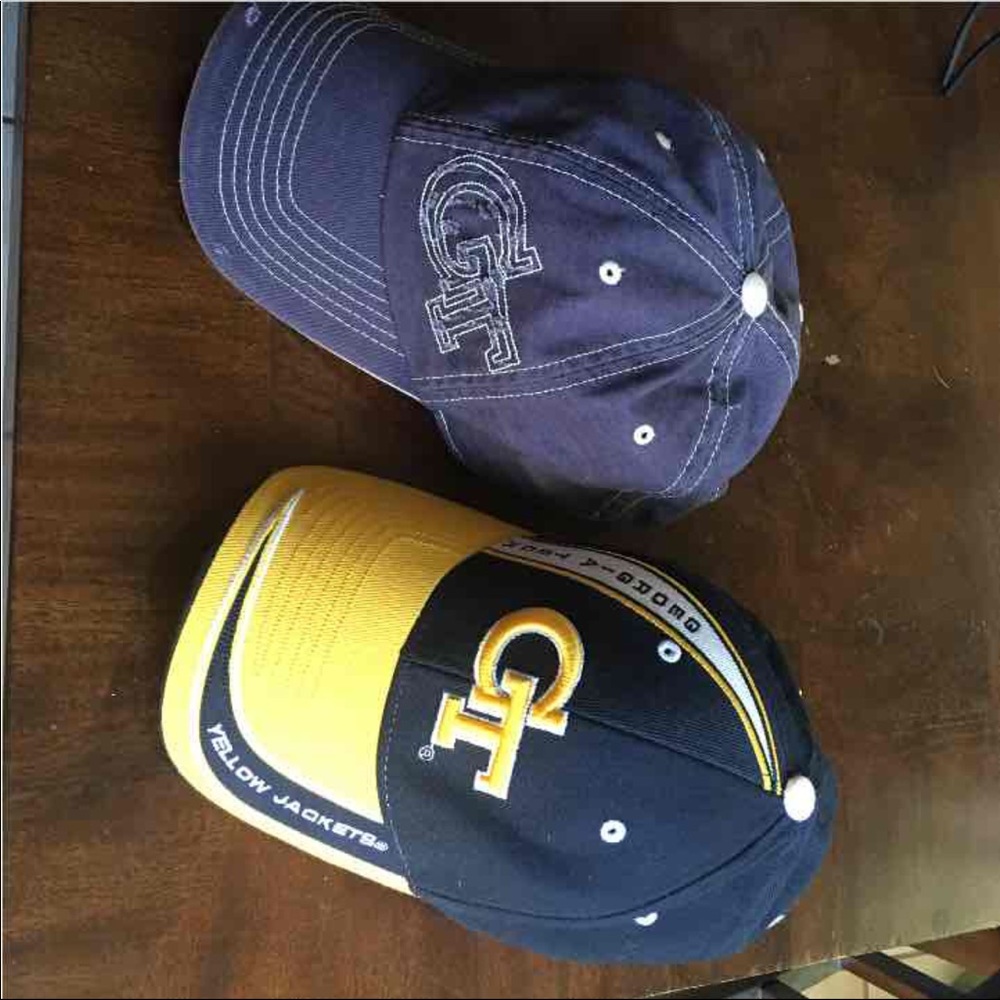 2 Georgia Tech hats unisex